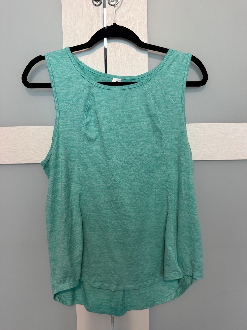 Yogalicious Heathered Mint Green Cutout Back